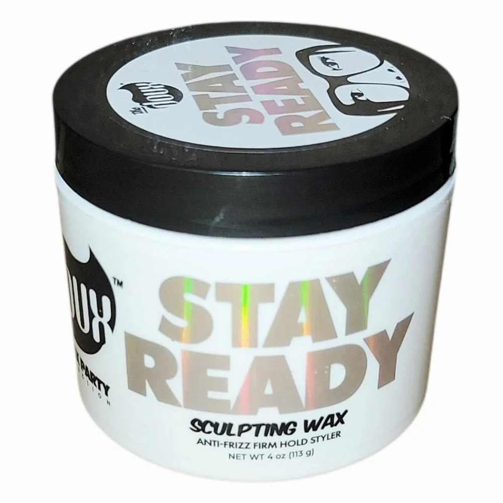 The Doux Block Party Stay Ready Sculpting Wax 4oz x3 + Act Right Serum 2oz Lot